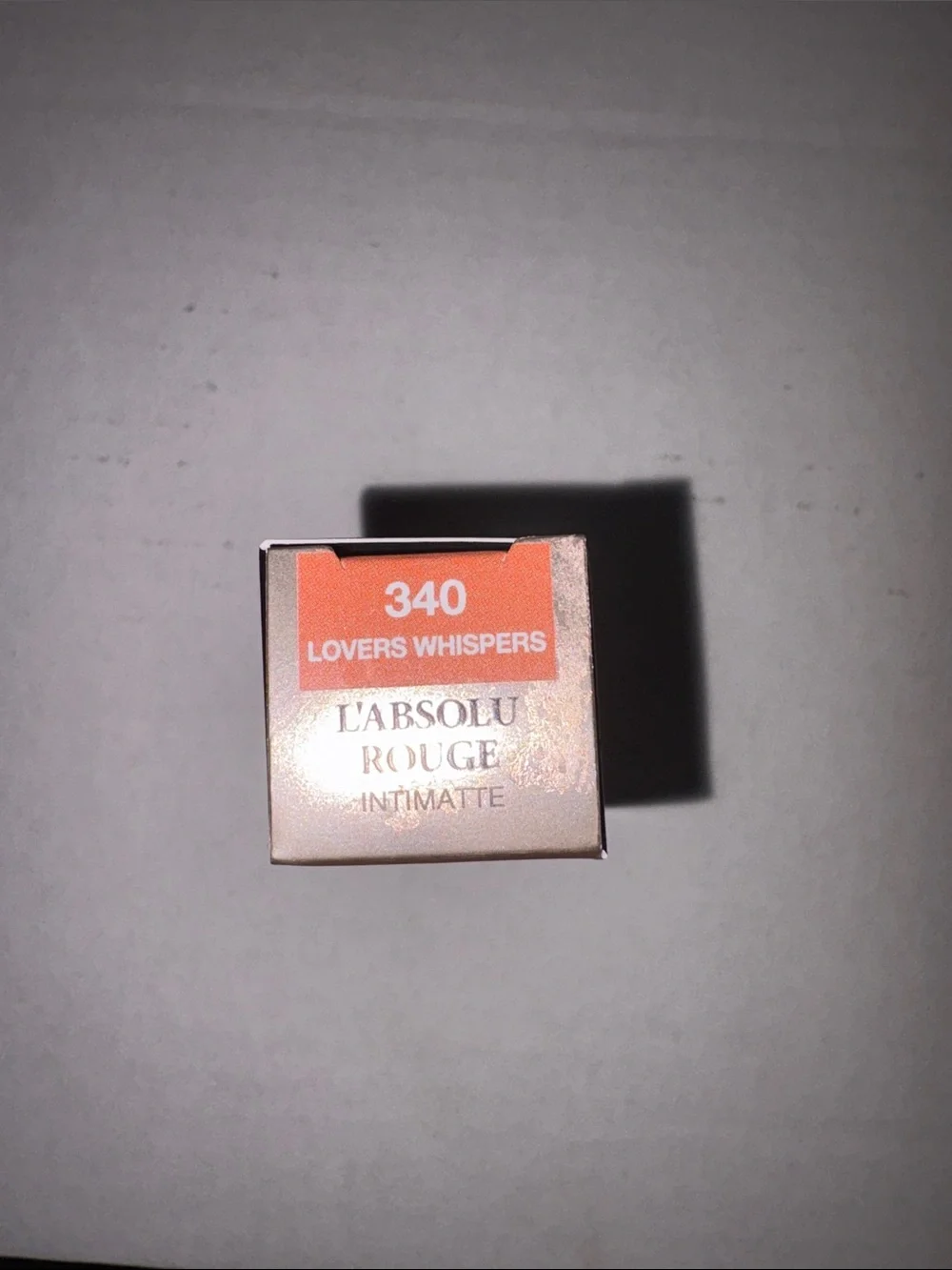 LANCÔME L'ABSOLU ROUGE INTIMATTE SOFT MATTE LIPSTICK 340-Lovers Whispers NIB